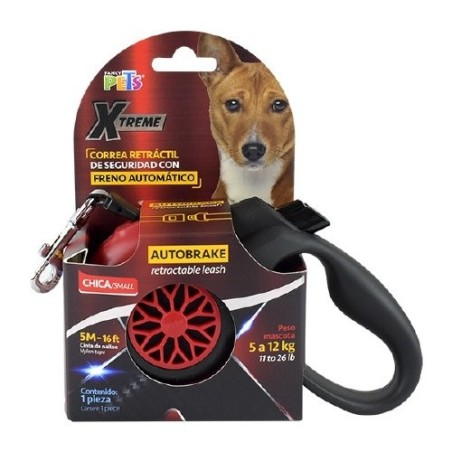 CORREA RETRACTIL CH C/AUTOBRAKE XTREME (5M/5-12KGS)