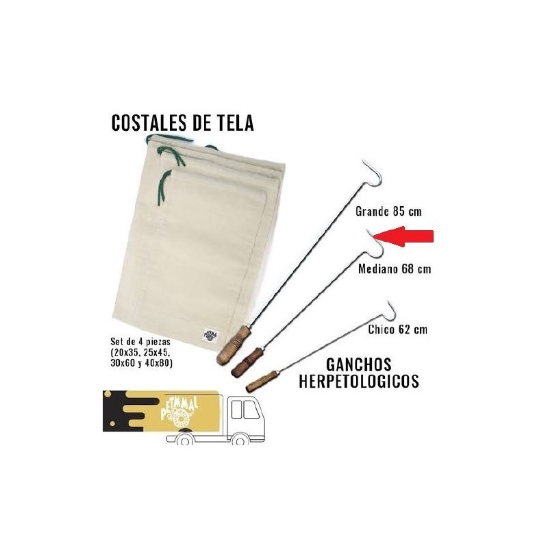 GANCHO HERPETOLOGICO MEDIANO (68CMS)