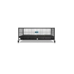 PUPPY CRIB METALICO SUNNY 37 C/RUEDAS 108X71X44CMS (APILABLE SP-2801)