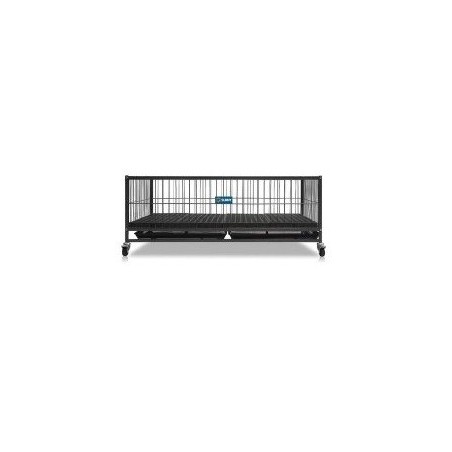 PUPPY CRIB METALICO SUNNY 37 C/RUEDAS 108X71X44CMS (APILABLE SP-2801)