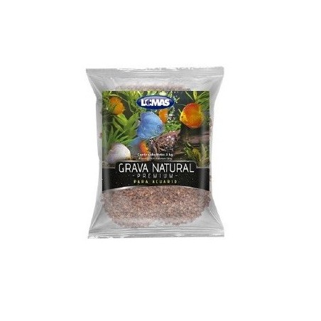GRAVA P/ACUARIO-MARMOL ROJO INTENSO 3KGS