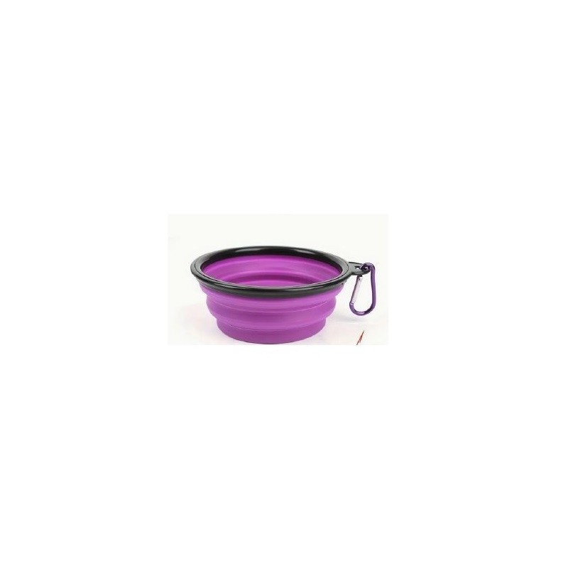 PLATO PLEGABLE GDE P/VIAJE MORADO