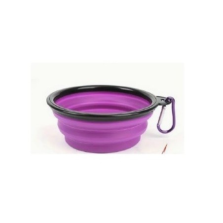 PLATO PLEGABLE GDE P/VIAJE MORADO