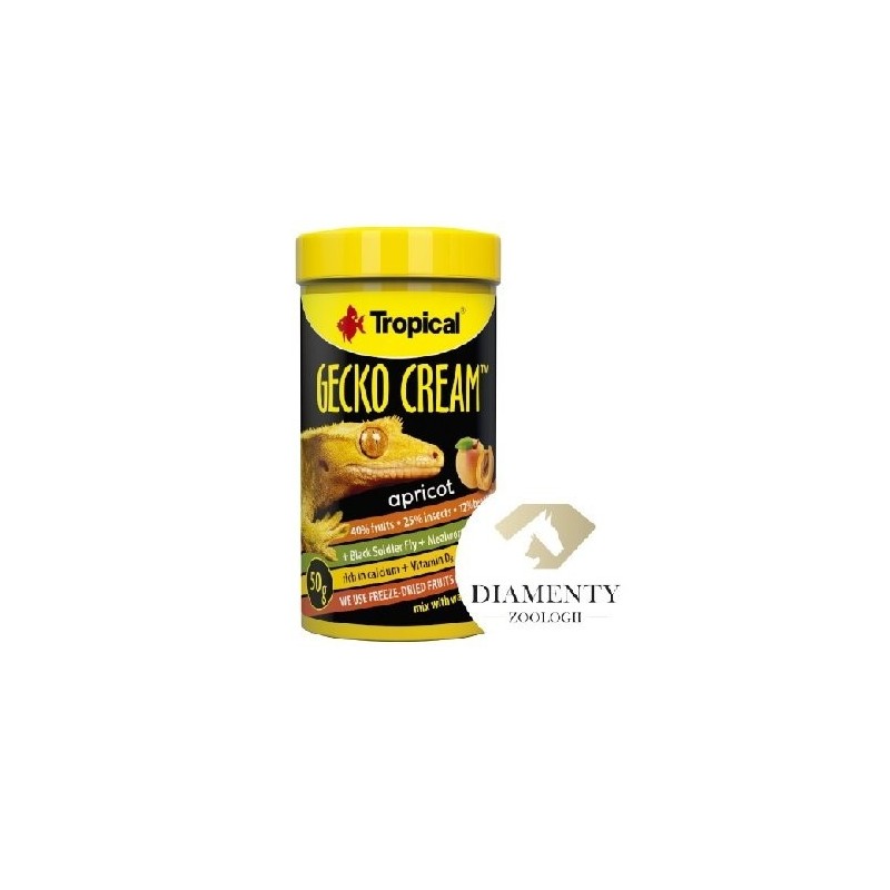 TROPICAL GECKO CREAM APRICOT 125GRS
