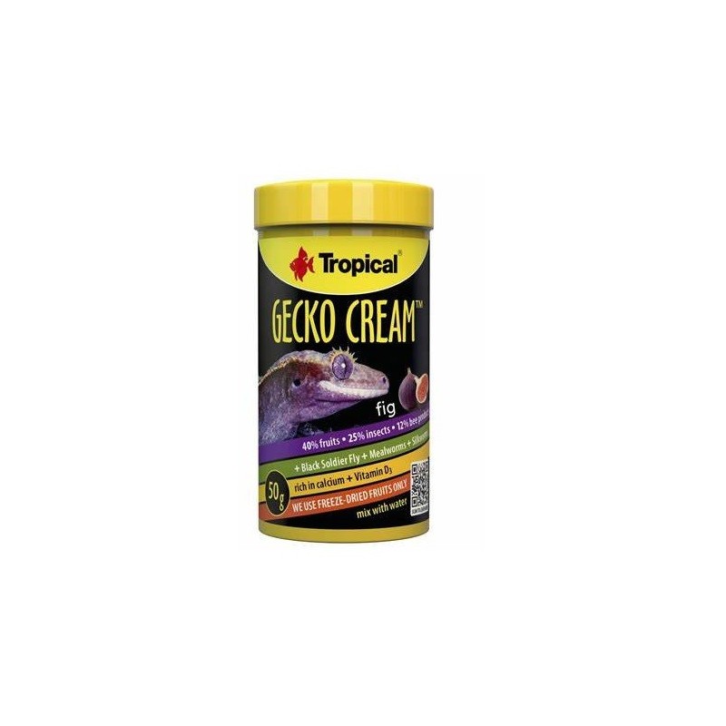 TROPICAL GECKO CREAM FIG 125GRS