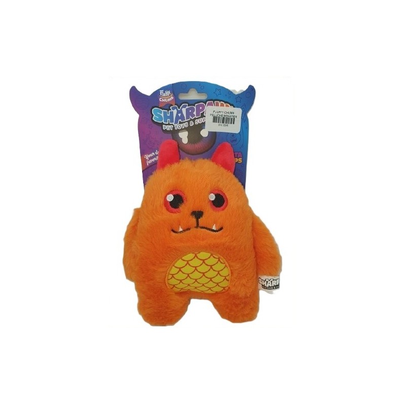 FLUFFY CHUMS PELUCHE MONSTER ORANGE