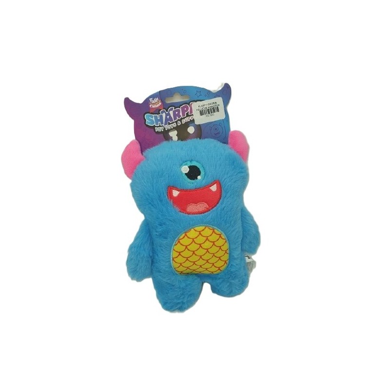 FLUFFY CHUMS PELUCHE MONSTER BLUE