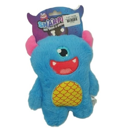 FLUFFY CHUMS PELUCHE MONSTER BLUE