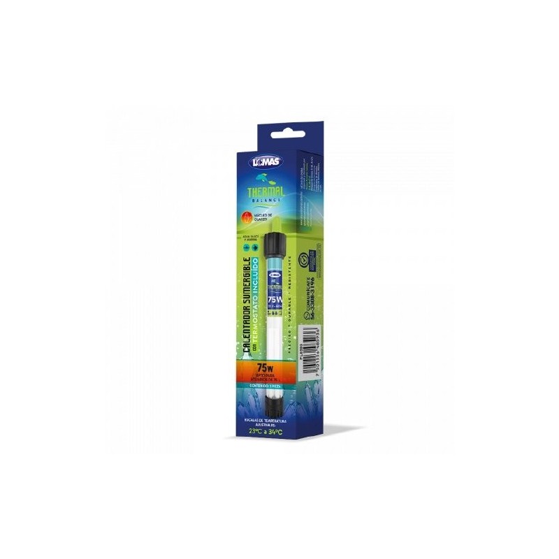 CALENTADOR SUMERGIBLE C/TERMOSTATO THERMAL-BALANCE 75W