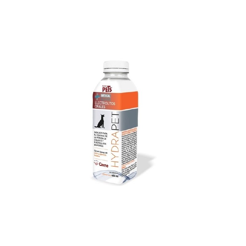 MS HYDRAPET ELECTROLITOS ORALES SABOR CARNE P/PERRO