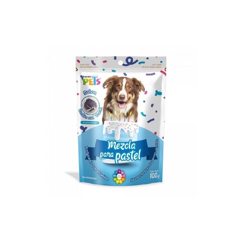 MEZCLA P/PASTEL SABOR COOKIES AND CREAM 100GRS