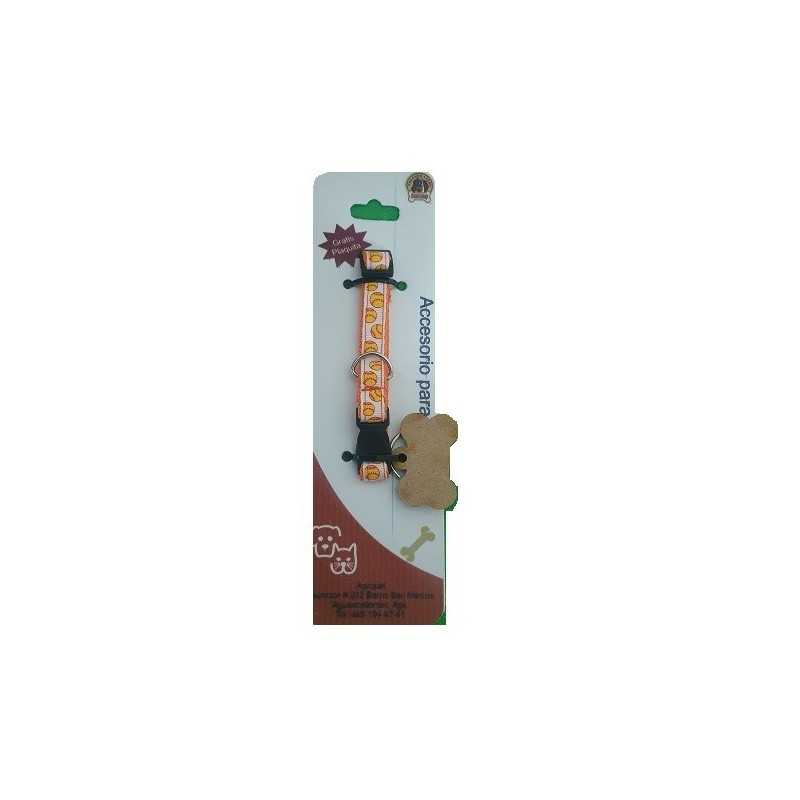 COLLAR MINI DECORADO CON PLAQUITA