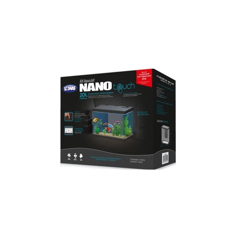 ACUARIO NANO TOUCH 20LTS