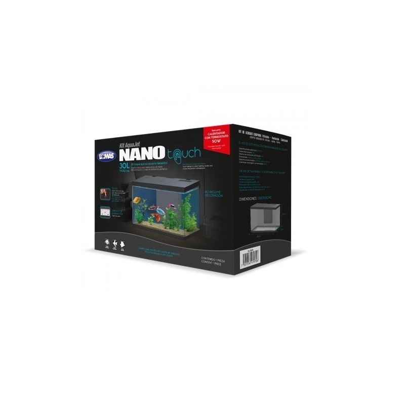 ACUARIO NANO TOUCH 30LTS