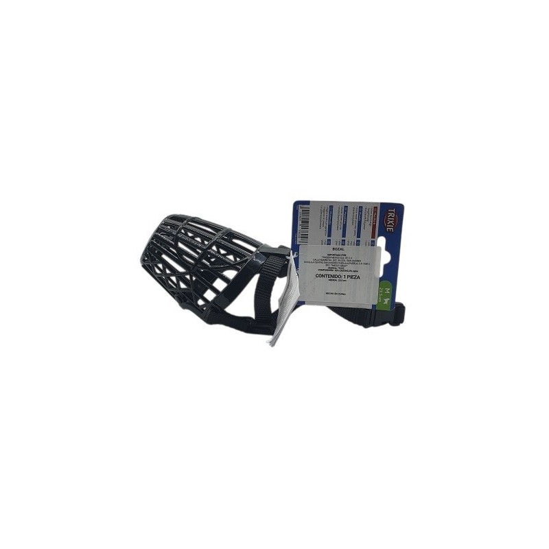 BOZAL PLASTICO TRIXIE M 23.5CM.