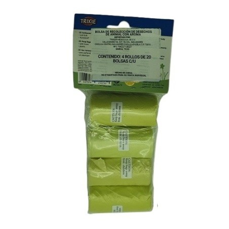 BOLSA SANITARIA CON AROMA 4 ROLLOS