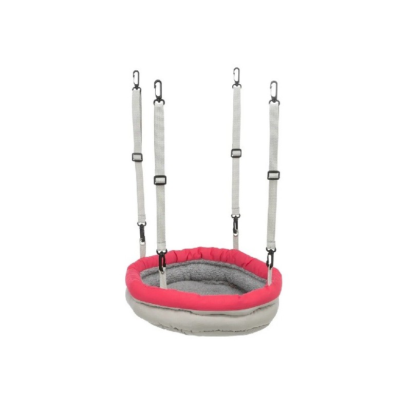CAMA COLGANTE SUAVE CON BORREGA P/ROEDORES