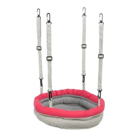 CAMA COLGANTE SUAVE CON BORREGA P/ROEDORES