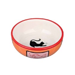 COMEDERO CERAMICO P/GATO 12.5CM.