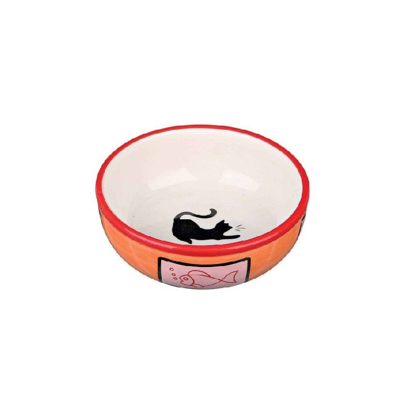 COMEDERO CERAMICO P/GATO 12.5CM.