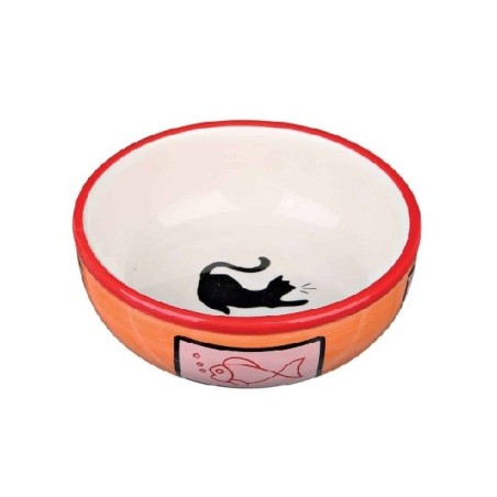 COMEDERO CERAMICO P/GATO 12.5CM.