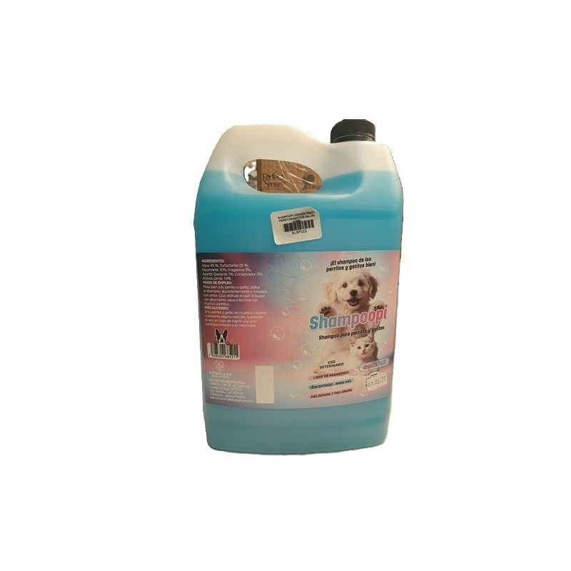 SHAMPOOPI CONCENTRADO PERRITOS/GATITOS GALON 3.78ML.