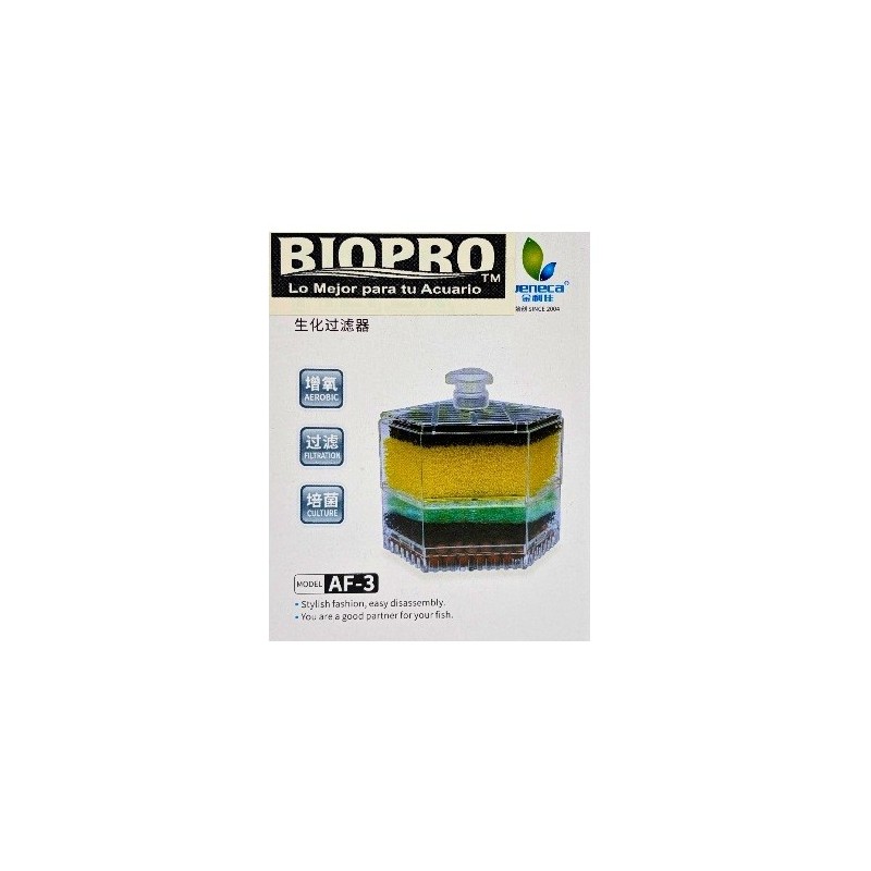 FILTRO DE ESQUINA BIOPRO C/MATERIAL FILTRANTE