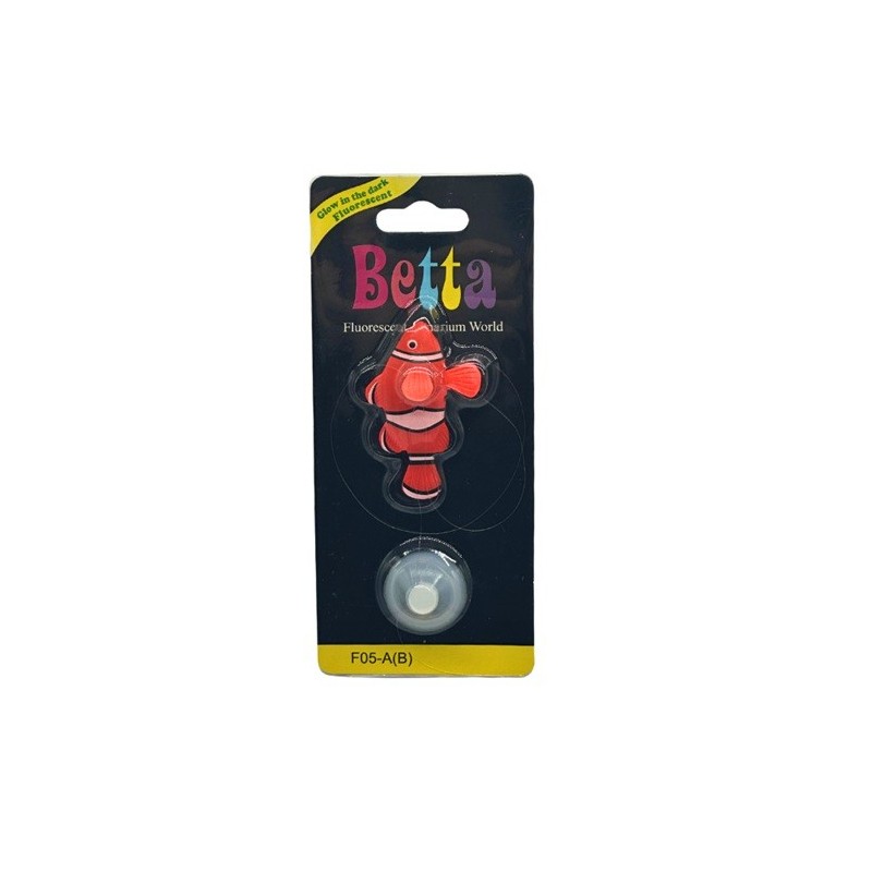 PEZ PAYASO COLGANTE C/CHUPON 7X4CM.