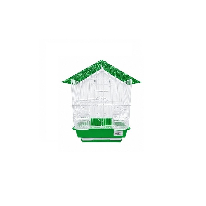 JAULA P/AVE DOS AGUAS 30X23X29CM. VERDE