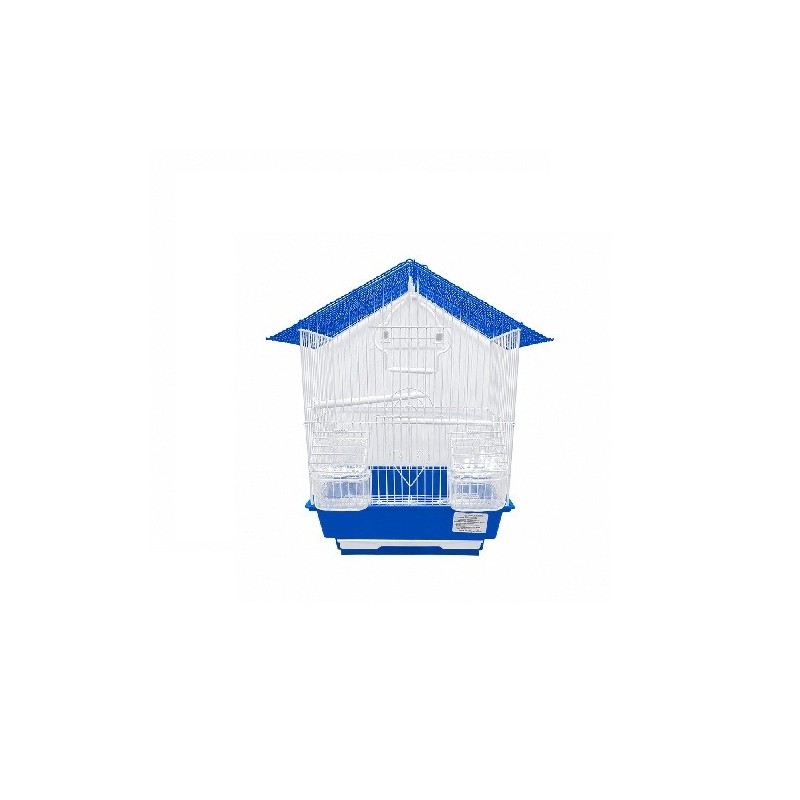 JAULA P/AVE DOS AGUAS 30X23X29CM. AZUL