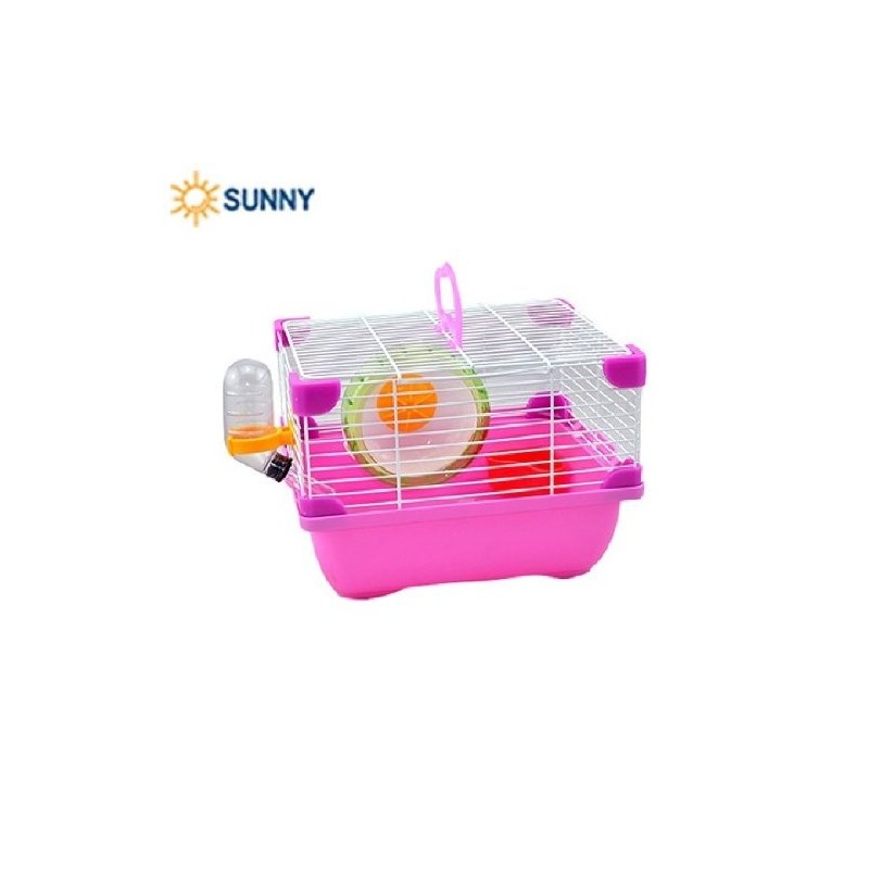 JAULA SUNNY HAMSTER LAND IMP ROSA 3643