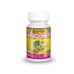 CALCIO CON VITAMINA D3 120GRS P/REPTILES
