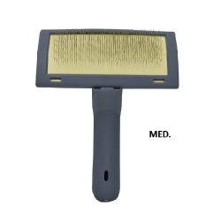 CARDA MEDIANA GRIS P/MASCOTAS (GRANEL)
