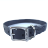 COLLAR PIEL GRABADO 1CM T12 NEGRO