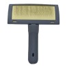 CARDA MEDIANA GRIS P/MASCOTAS (GRANEL)