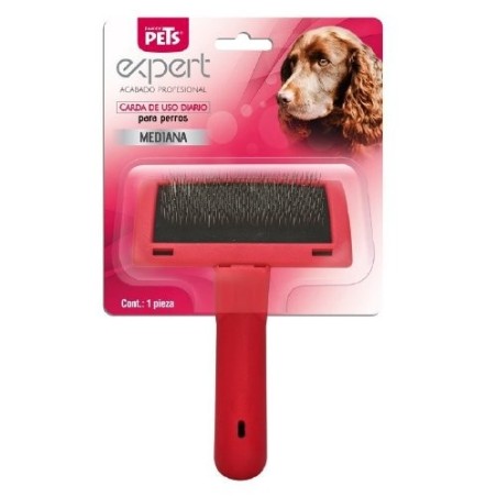 CARDA P/MASCOTAS ROJA MEDIANA EXPERT