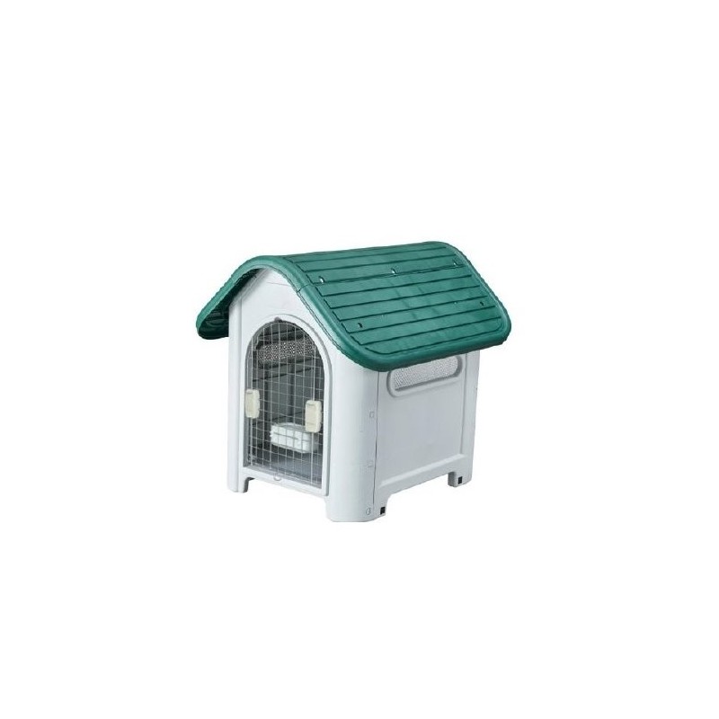 CASA P/MASCOTA DE TEJA C/PUERTA CHICA OX VERDE