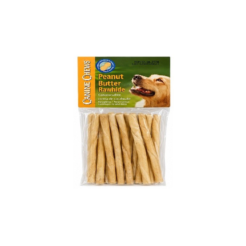 CHEWS 10 PK TWIST 5  PEANUT BUTTER