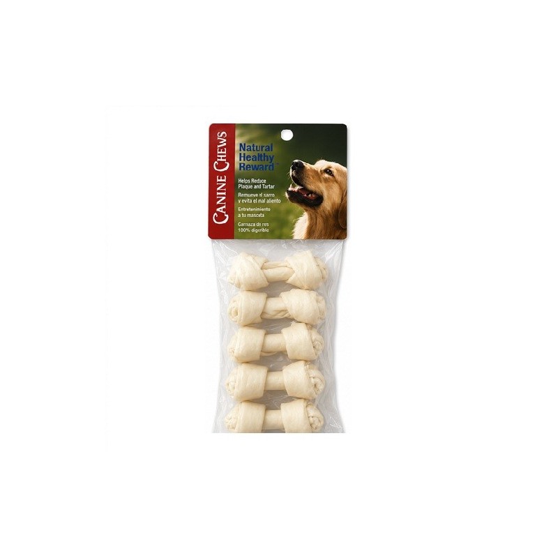 CHEWS 5 PK HUESO 2-3 NATURAL