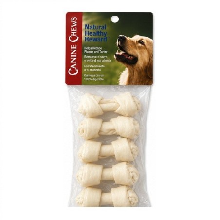 CHEWS 5 PK HUESO 2-3 NATURAL