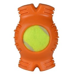 JUGUETE HUESO CON PELOTA DE TENIS