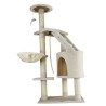 MUEBLE ATENAS P/GATO C/CASA Y HAMACA 120 CMS.