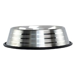 PLATO DE ACERO ESTRIADO 8 OZ.