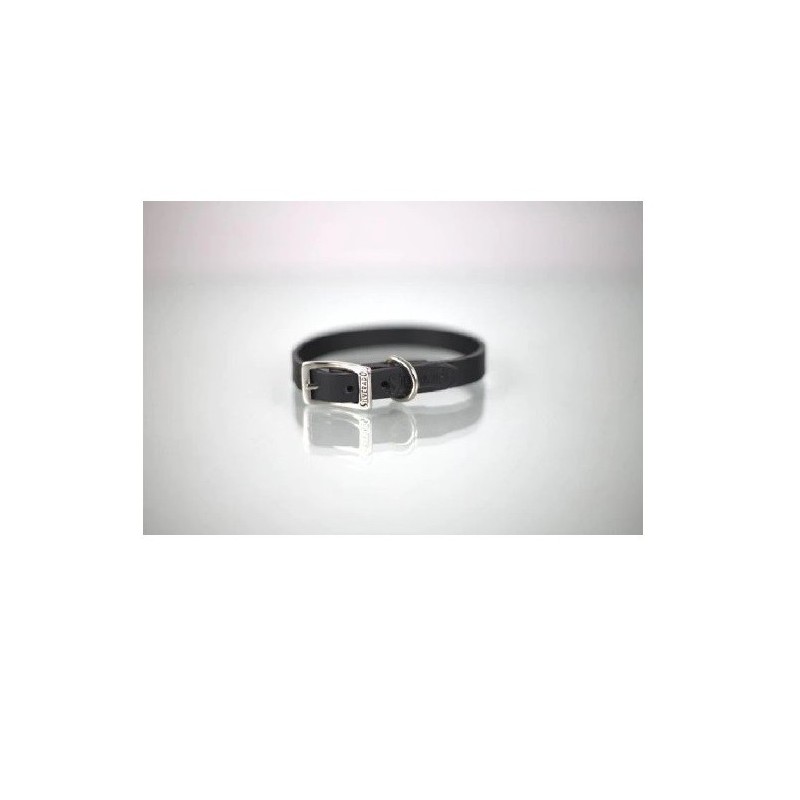 COLLAR PIEL LISO 1CM T12 NEGRO