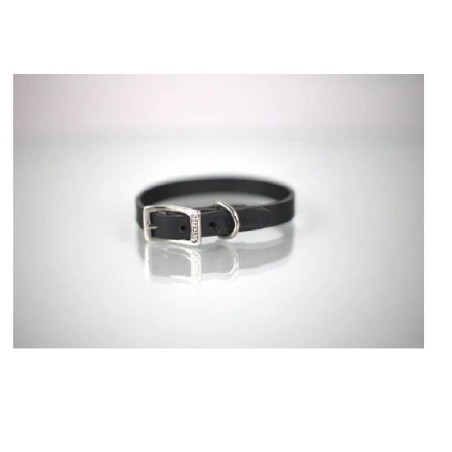 COLLAR PIEL LISO 1CM. T8 NEGRO