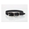 COLLAR PIEL LISO 2CM T14 NEGRO