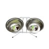 COMEDERO DOBLE C/2 PLATOS A.I. 64OZ