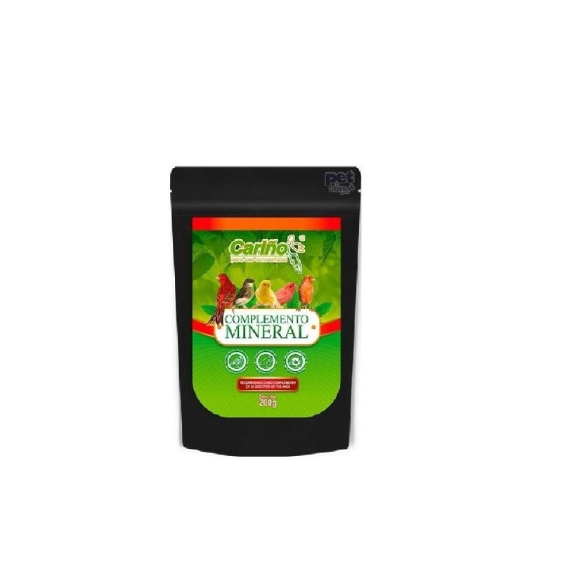 COMPLEMENTO MINERAL P/ CANARIOS 200 GRS