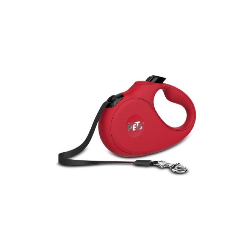 CORREA RETRACTIL 5 MTS XGDE ROJA