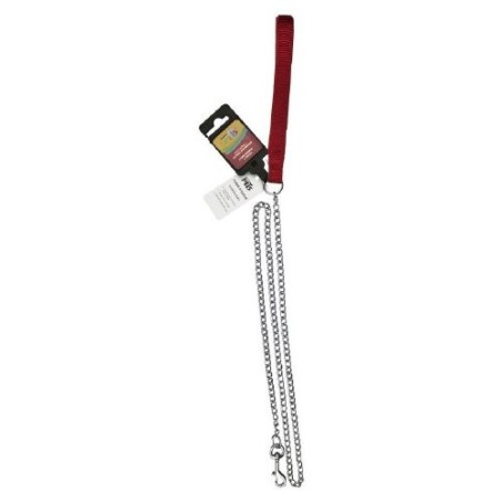 CORREA ROJA C/CADENA MET (2.0 MM) 120CM